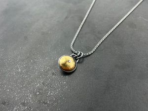 Simple Necklace with golden dome