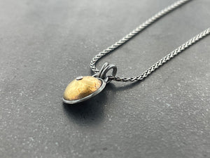 Simple Necklace with golden dome