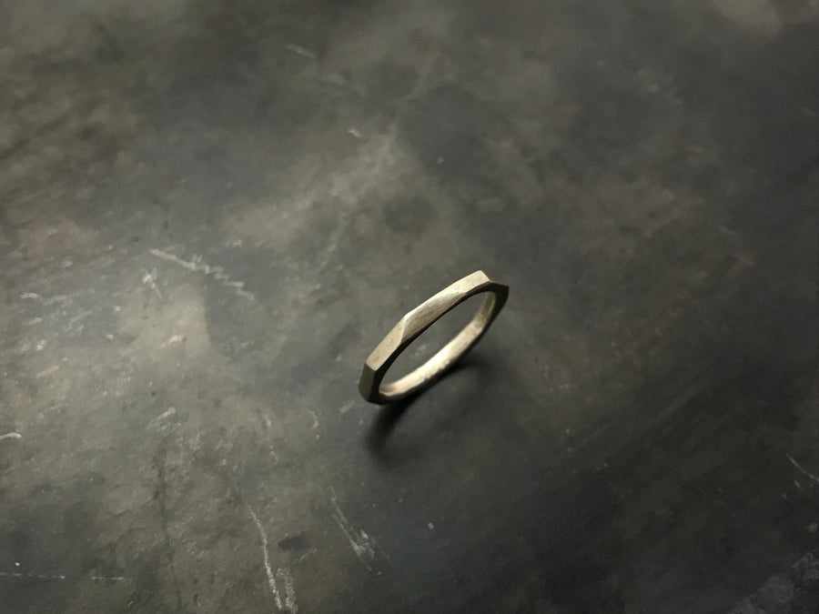 Architectural Stacking Ring I - sterling